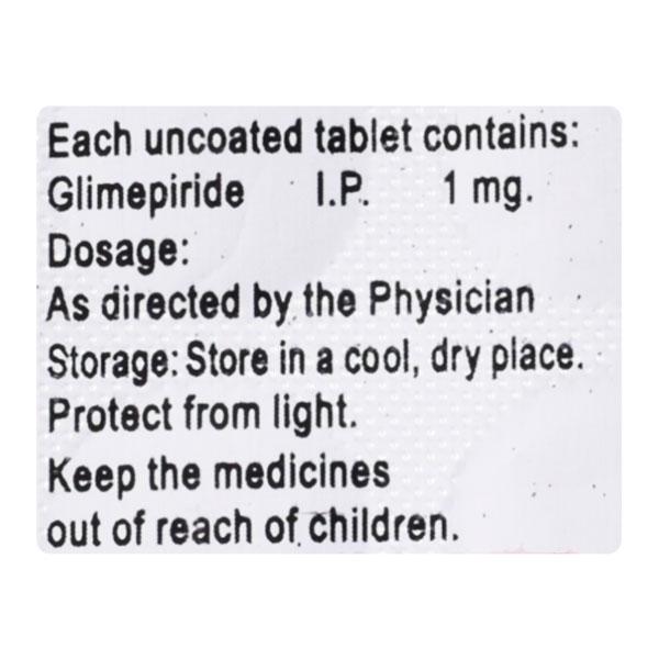 GLIMICER 1 Tablet 10's