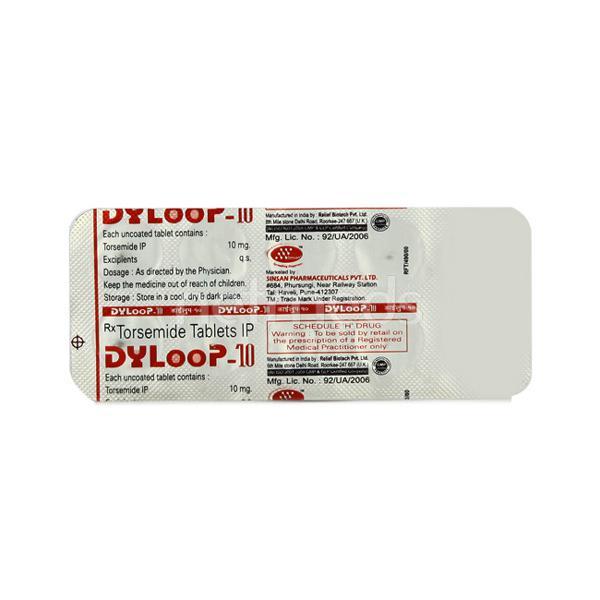 Dyloop 10mg Tablet 10'S