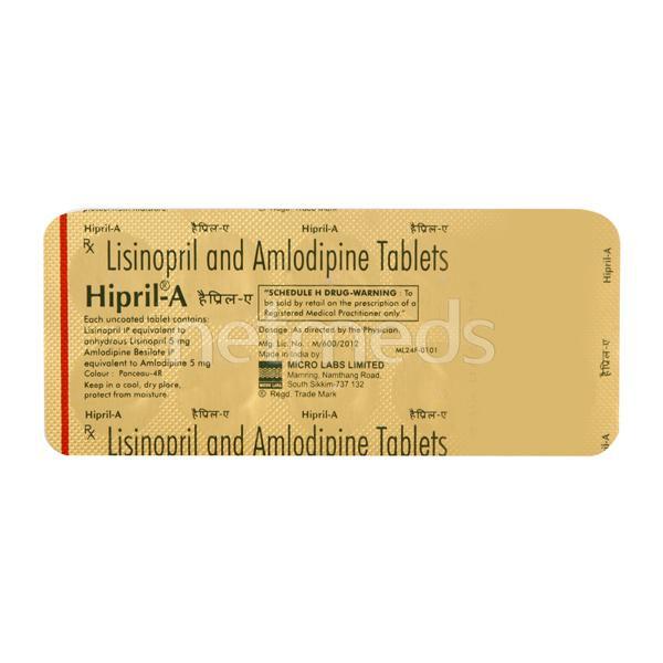 Hipril A Tablet 10'S