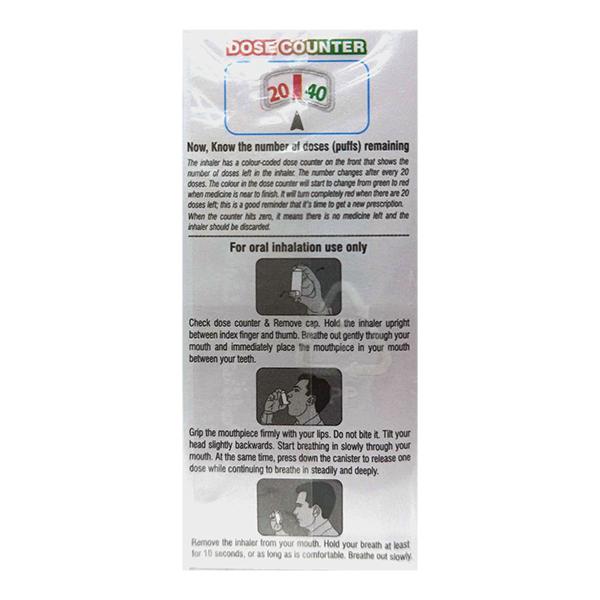 FORAIR 125 WITH DOSE COUNTER Inhaler 120md