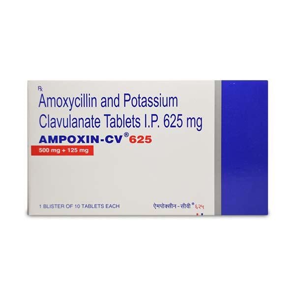 Ampoxin CV 625mg Tablet 10'S