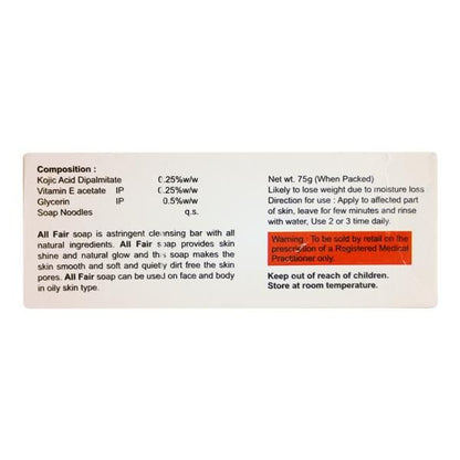 ALL FAIR MEDICATED Soap 75gm