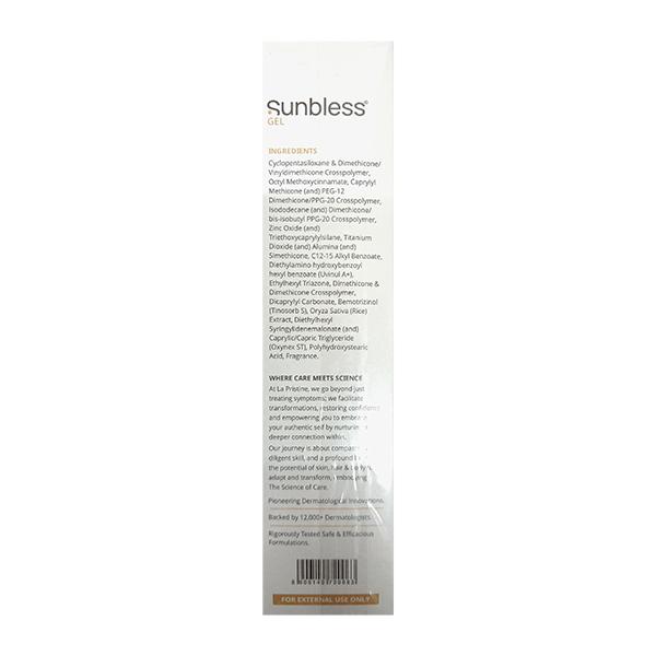 SUNBLESS SPF 50+ & PA+++ ANTI POLLUTION SUNSCREEN Gel 60g