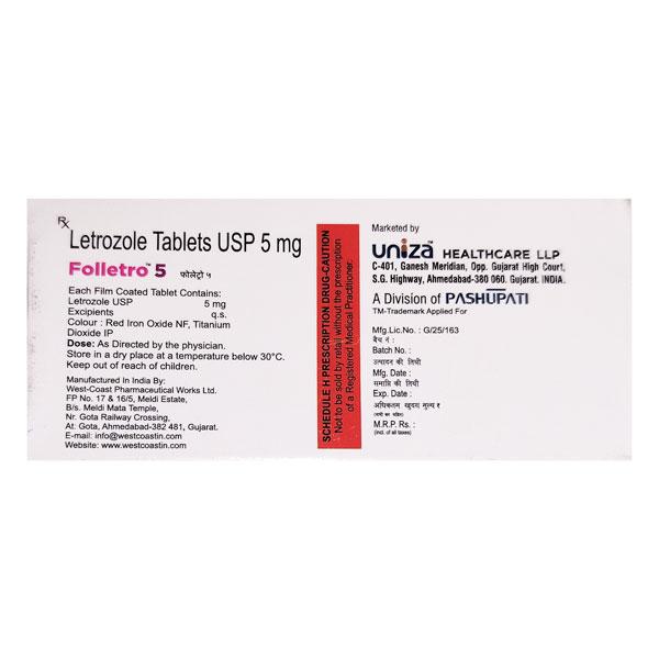 FOLLETRO 5 Tablet 5's