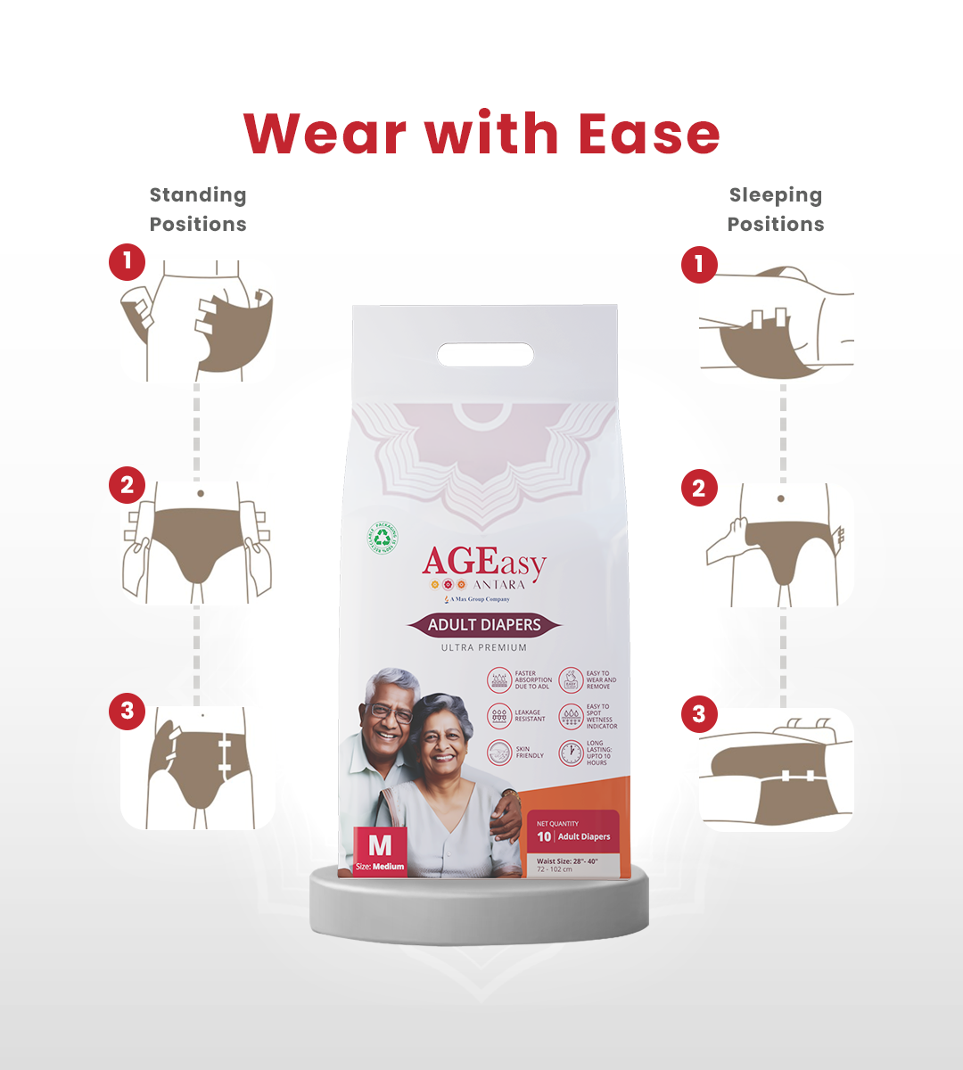 Adult Diapers Tape style