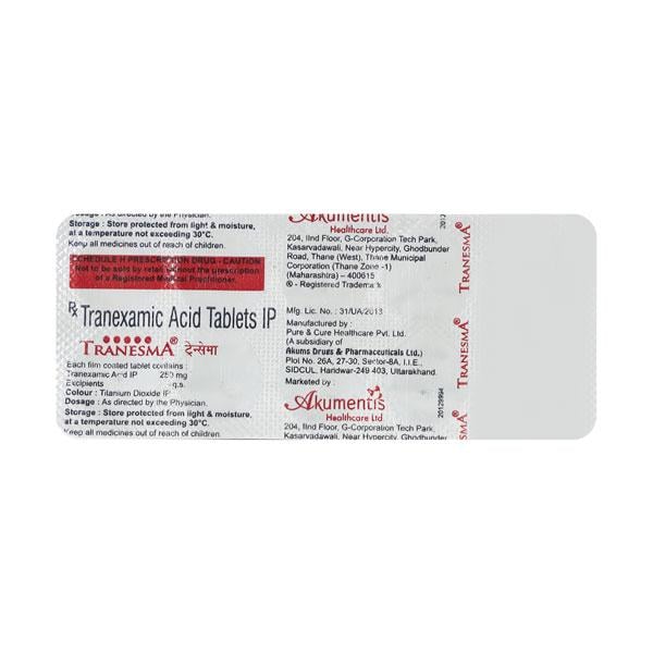 Tranesma Tablet 10'S