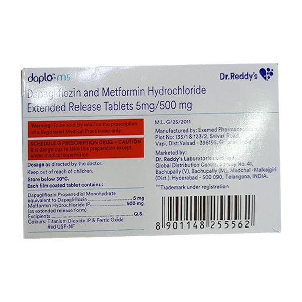 DAPLO M 5 Tablet 10's