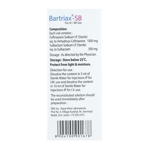 BARTRIAX SB 1000 Injection 1's