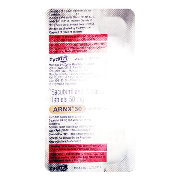 ARNX 50 Tablet 10's