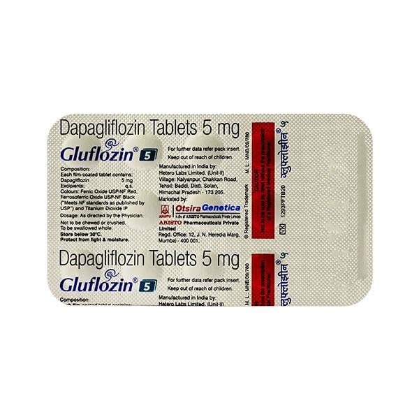 GLUFLOZIN 5 Tablet 15's