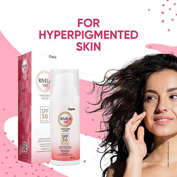 Rivela Tint SPF 50 Sunscreen Lotion 50ml