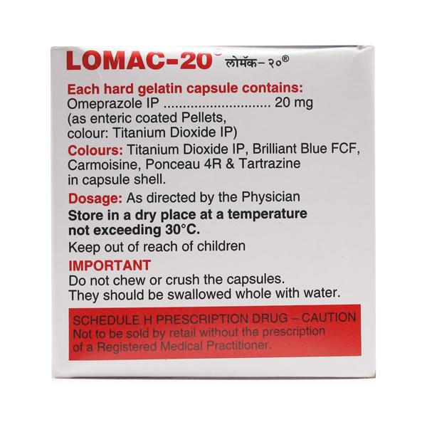 Lomac 20mg Capsule 15'S