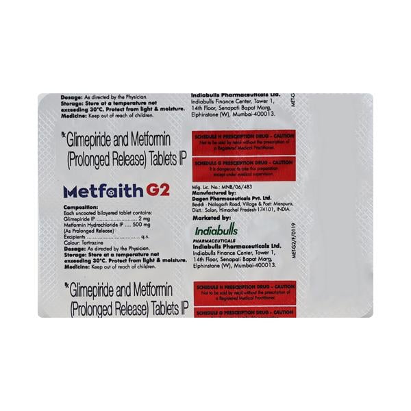 METFAITH G2 Tablet 10's