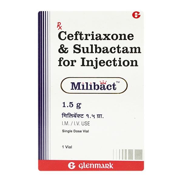 Milibact 1.5gm Injection 1'S