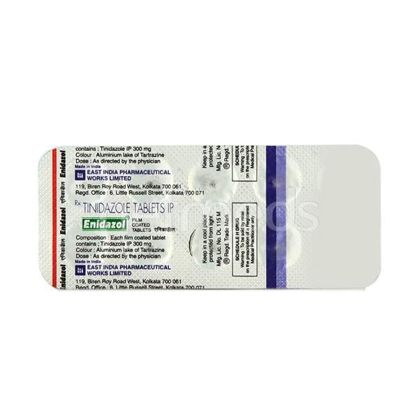 Enidazol 300mg Tablet 10'S