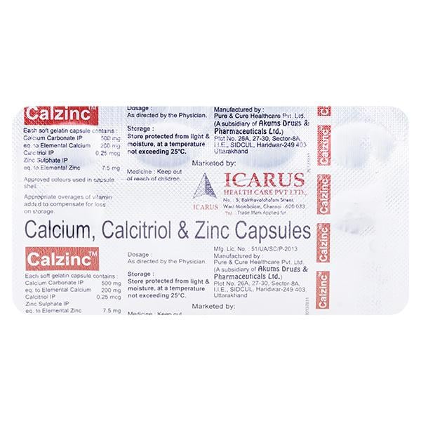 Calzinc Capsule 10'S