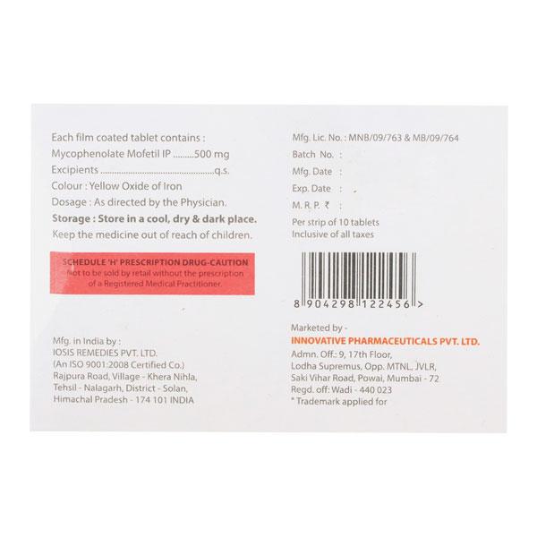 MYCOTAG 500mg Tablet 10's