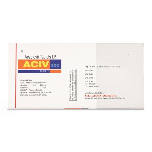 ACIV 200mg Tablet 10's