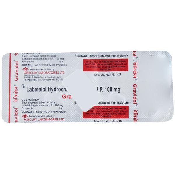 Gravidol 100mg Tablet 10'S