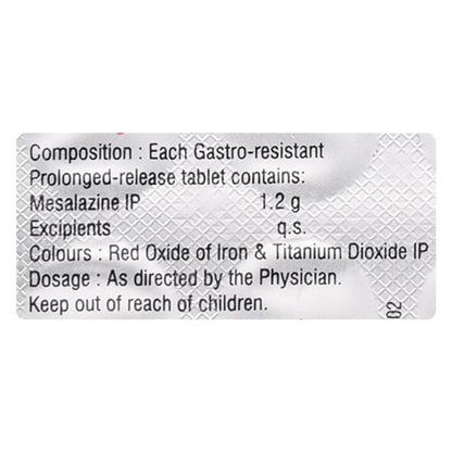 MESALACURE 1.2gm Tablet 10's