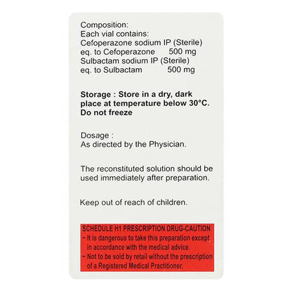 SULBAGREAT 1gm Injection 1's