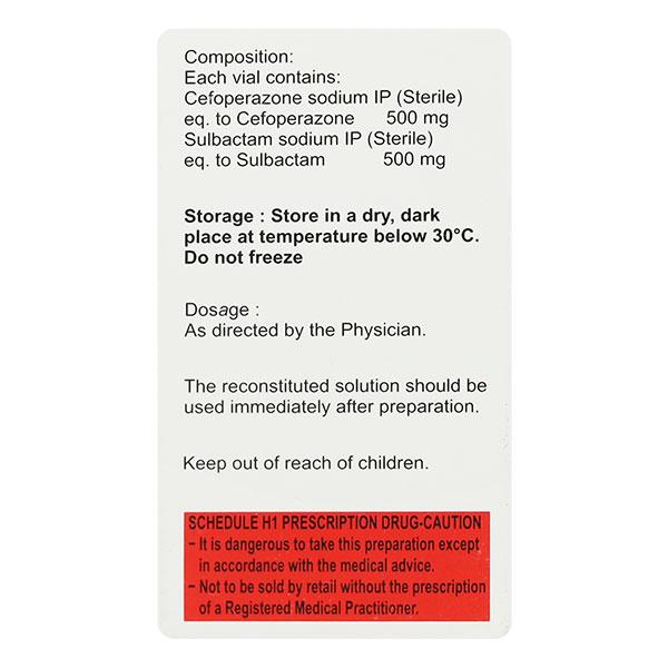 SULBAGREAT 1gm Injection 1's