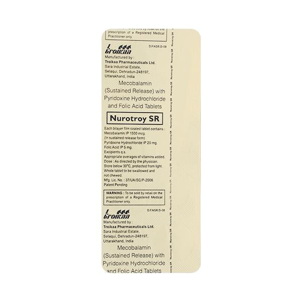 Nurotroy SR Tablet 10'S