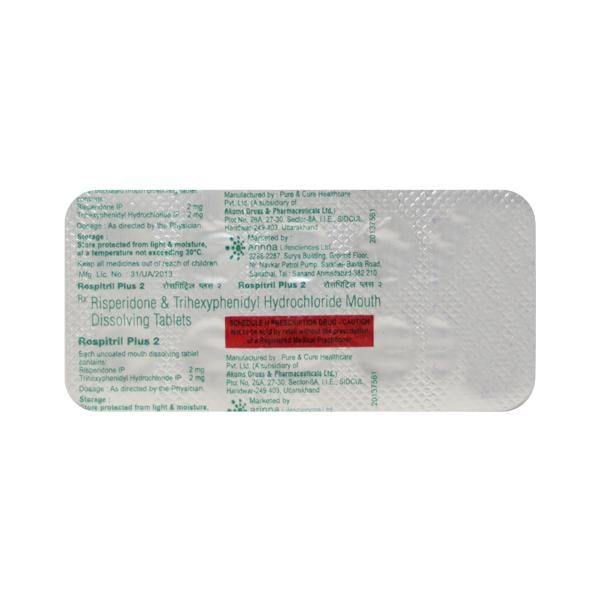 Rospitril Plus 2mg Tablet 10'S