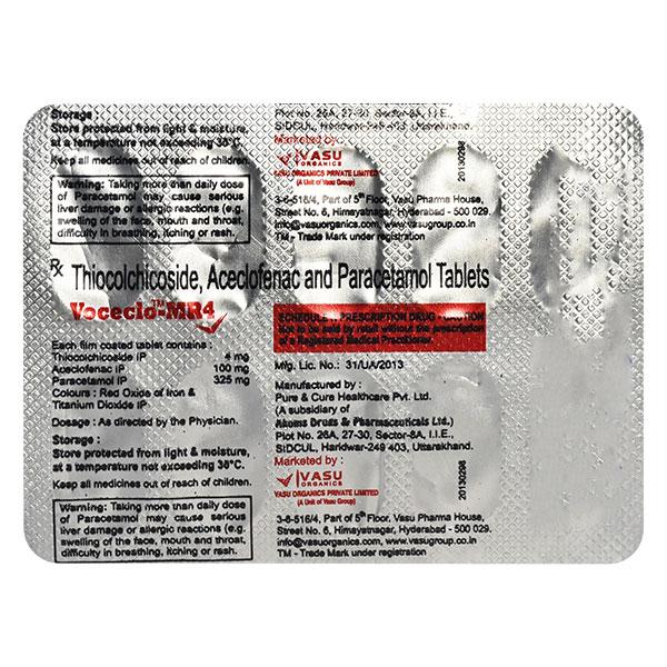 Voceclo Mr 4Mg Tablet 10's