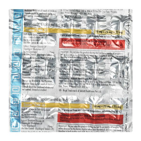 STATOR GOLD 10mg Capsule 15's