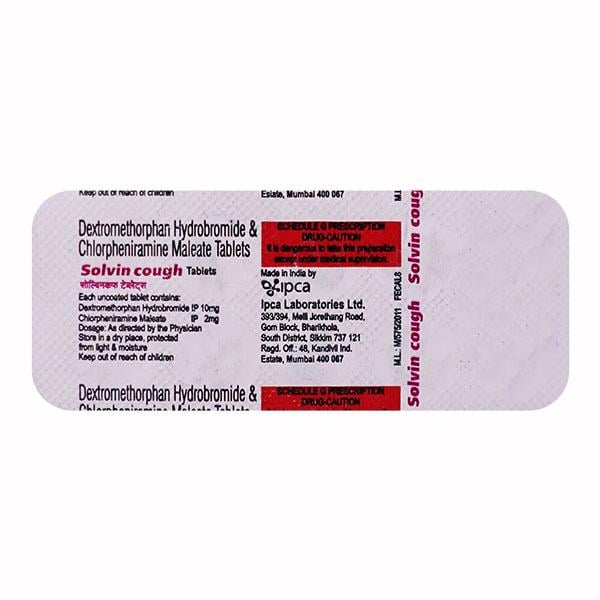 Solvin Cough Tablet 10'S