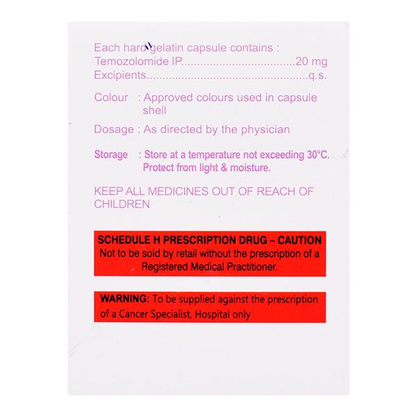 TEMOTERO 20mg Capsule 5's