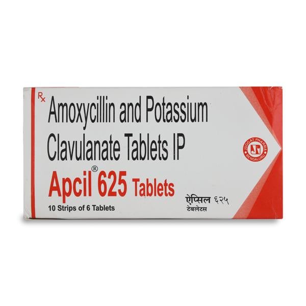 Apcil 625mg Tablet 6'S