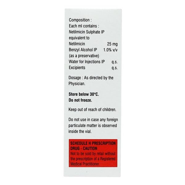 Netromax 25mg Injection 1ml