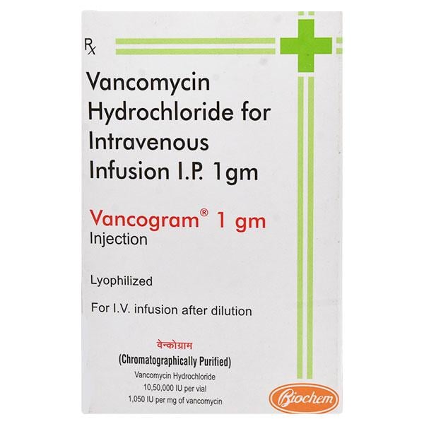 Vancogram 1gm Injection 1's