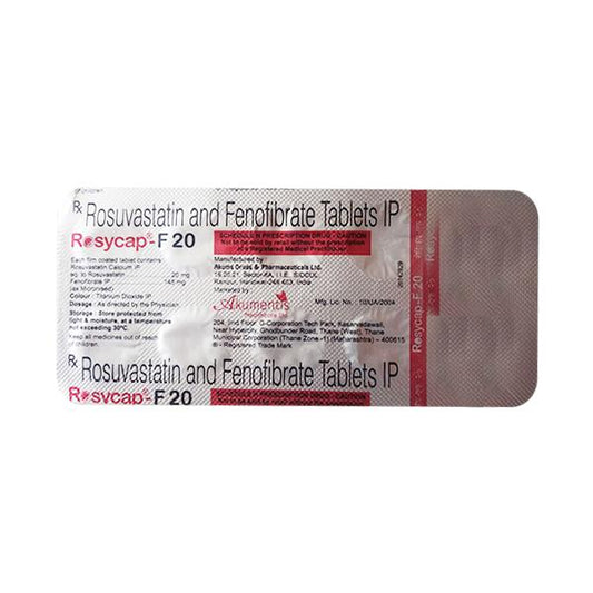 Rosycap F 20mg Tablet 10'S