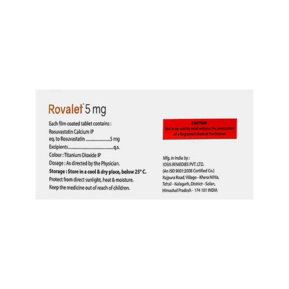ROVALET 5mg Tablet 10's