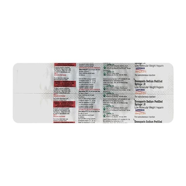 Lupenox 20mg Injection 0.2ml