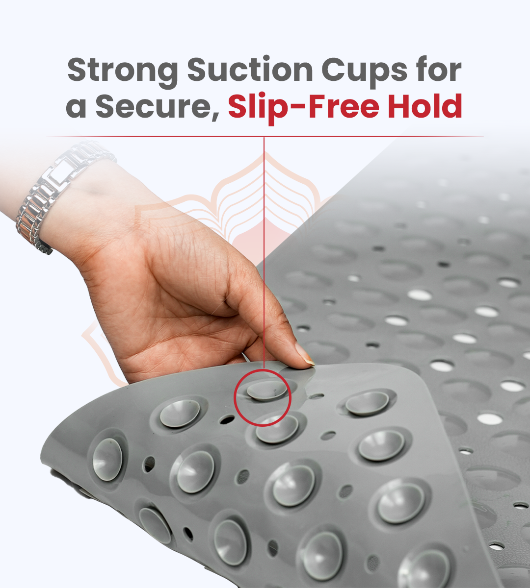 Anti Slip Mat for Bathroom Grey