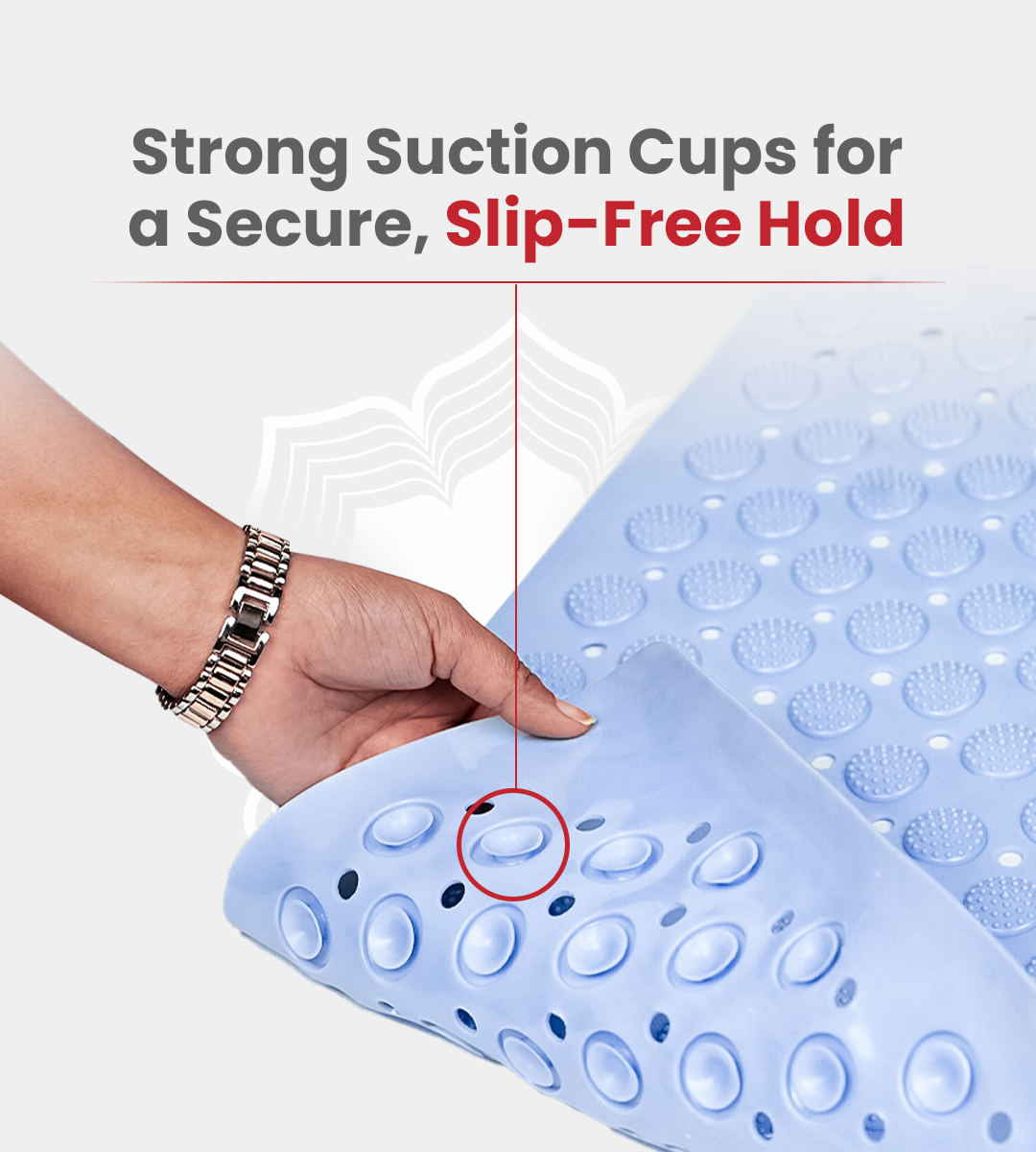 Anti Slip Mat for Bathroom Blue