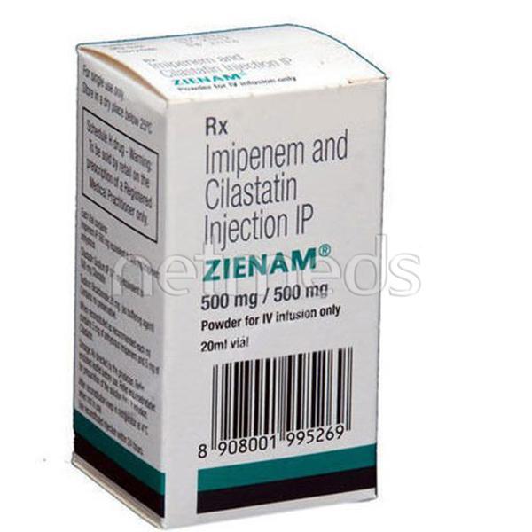 Zienam 500/500mg Injection 1's