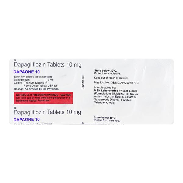 DAPAONE 10 Tablet 10's