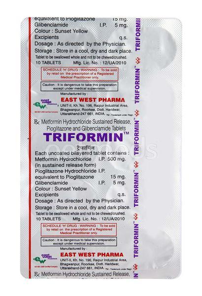 Triformin Tablet 10'S