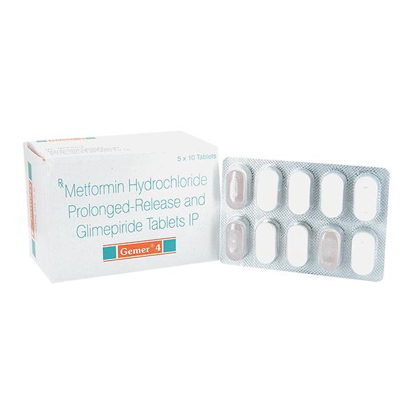 Gemer 4Mg Tablet 10's