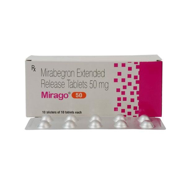 Mirago 50mg Tablet 10'S