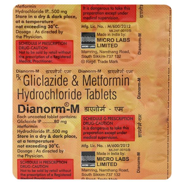 Dianorm M Tablet 15'S