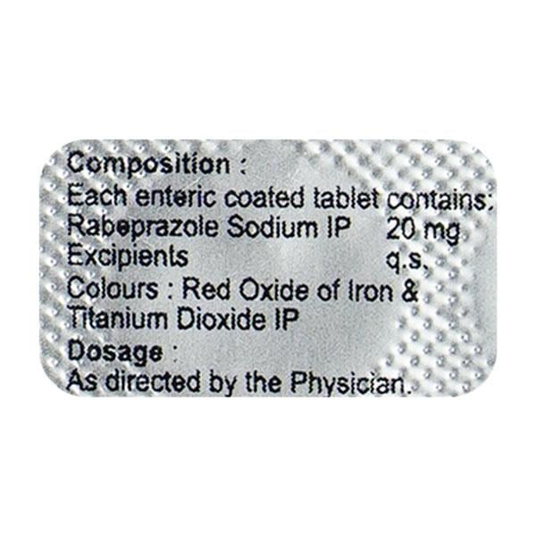RABEPROT 20mg Tablet 10's