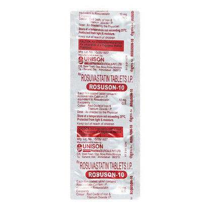 Rosuson 10mg Tablet 10'S