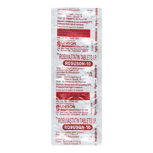 Rosuson 10mg Tablet 10'S