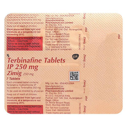 Zimig 250mg Tablet 7'S